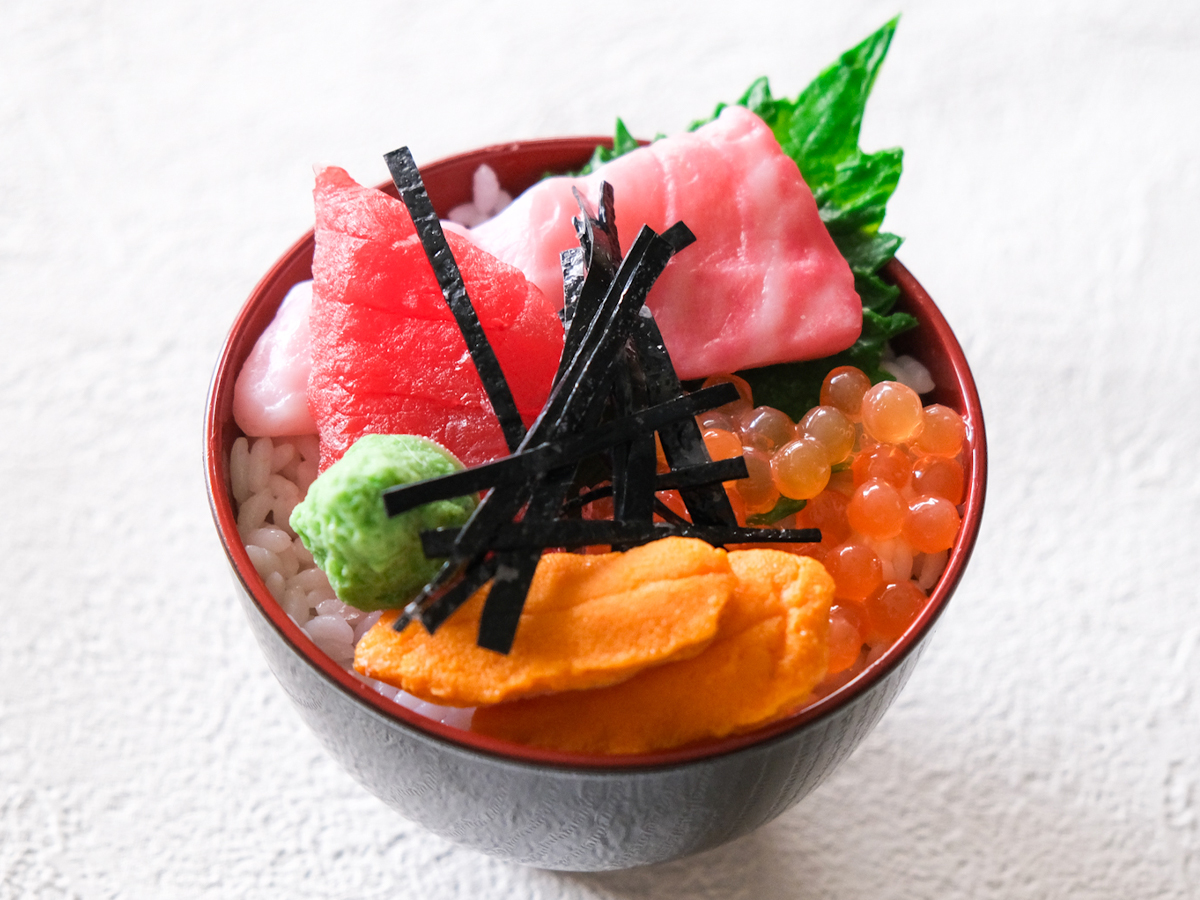 食品サンプルづくりワークショップ「海鮮丼」