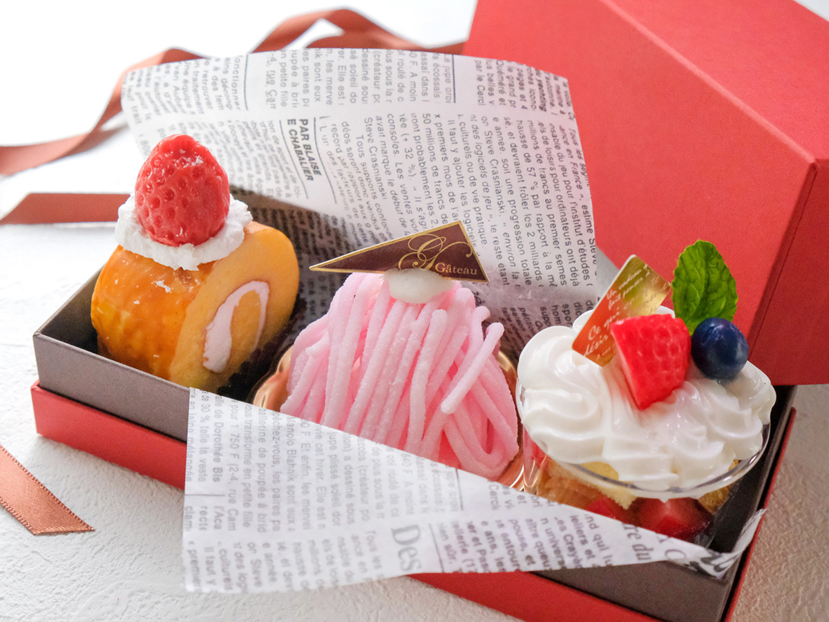 合羽橋店の食品サンプル製作体験「イチゴスイーツ」
