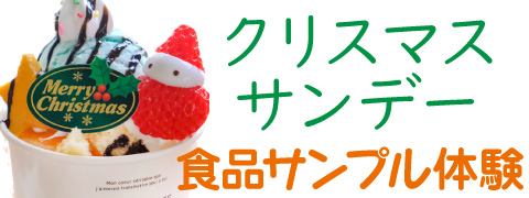 東京ソラマチ食品サンプル製作体験「クリスマスサンデー」