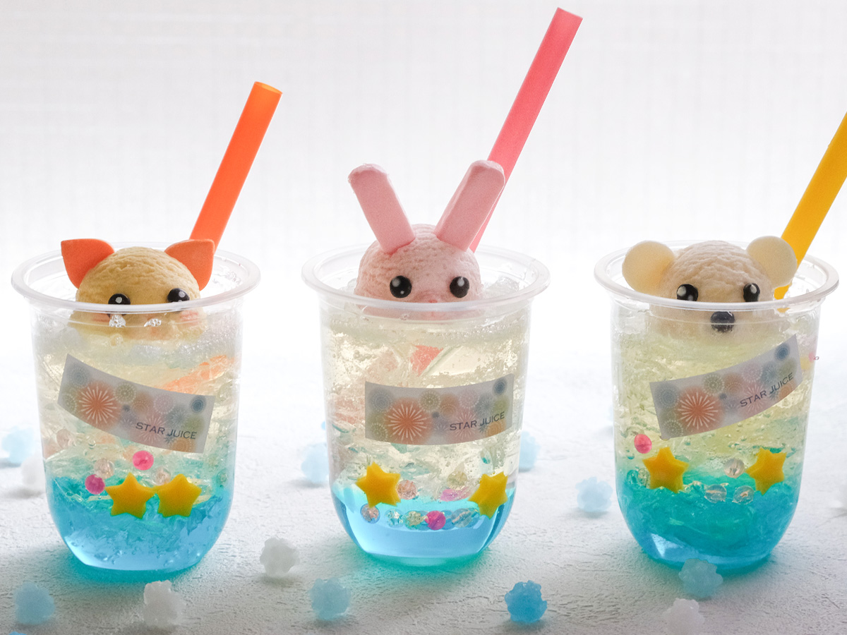 東京ソラマチ食品サンプル製作体験「アニマルアイスの星空ジュース」