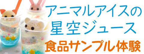 東京ソラマチ食品サンプル製作体験「アニマルアイスの星空ジュース」