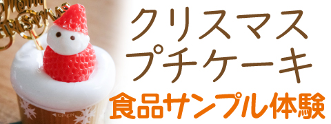 東京ソラマチ食品サンプル製作体験「クリスマスプチケーキ」