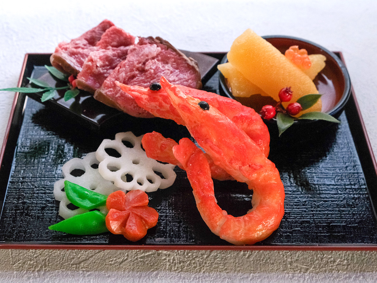 食品サンプル製作体験 期間限定メニュー「ワンプレートおせち」