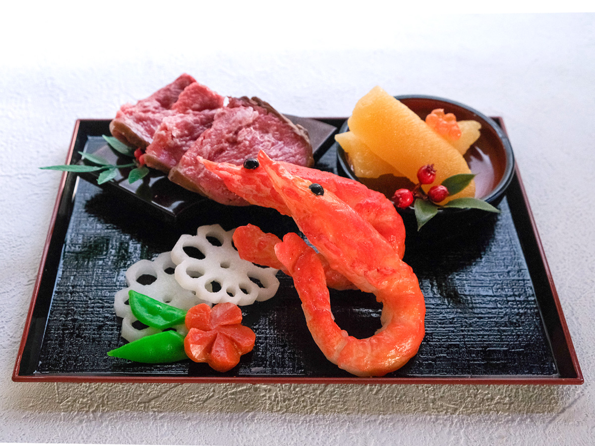 食品サンプル製作体験 期間限定メニュー「ワンプレートおせち」