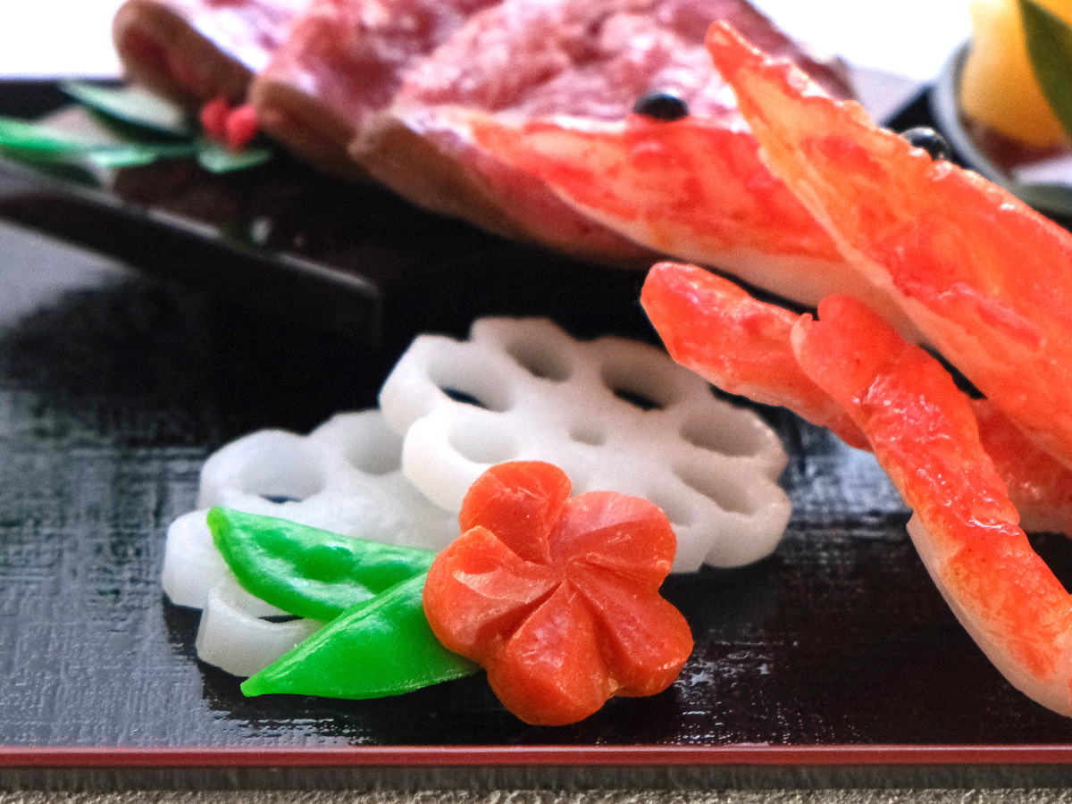 食品サンプル製作体験 期間限定メニュー「ワンプレートおせち」