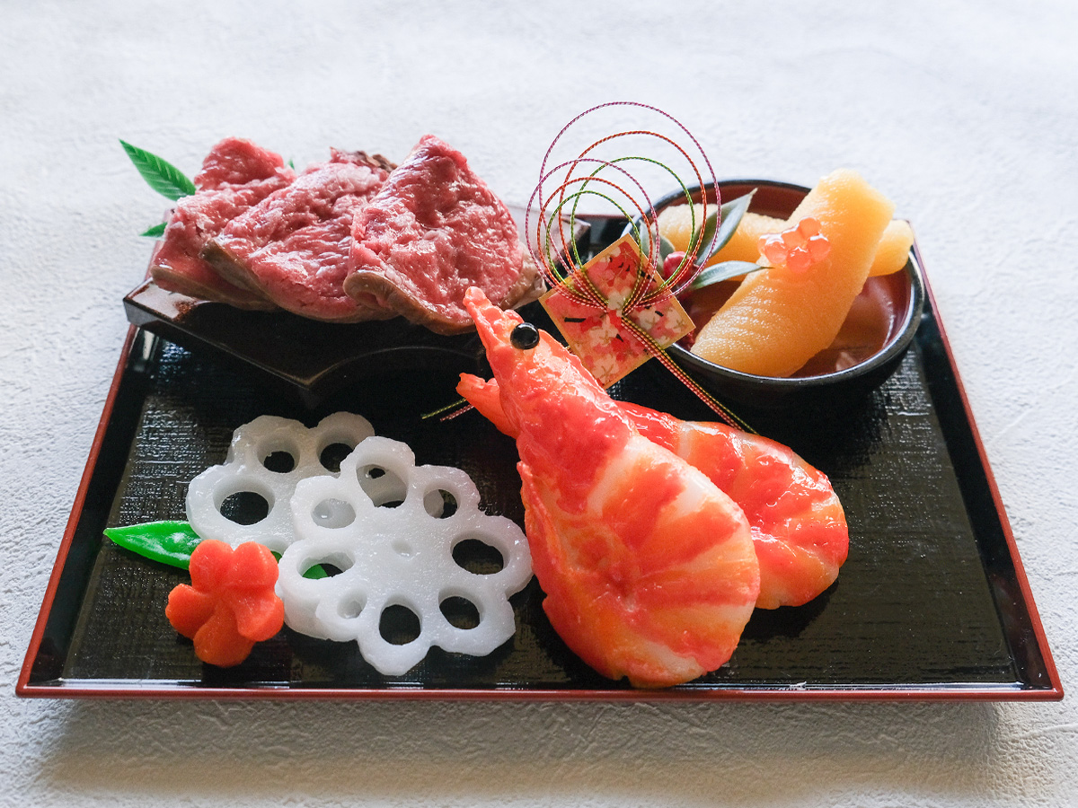 食品サンプル製作体験 期間限定メニュー「ワンプレートおせち」