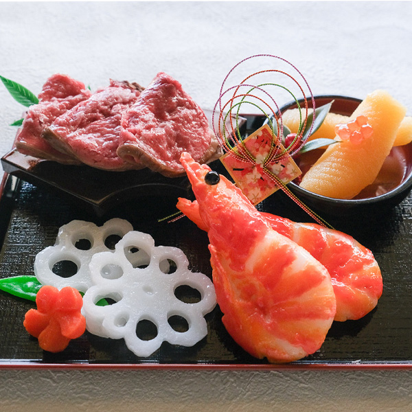 食品サンプル製作体験 期間限定メニュー「ワンプレートおせち」